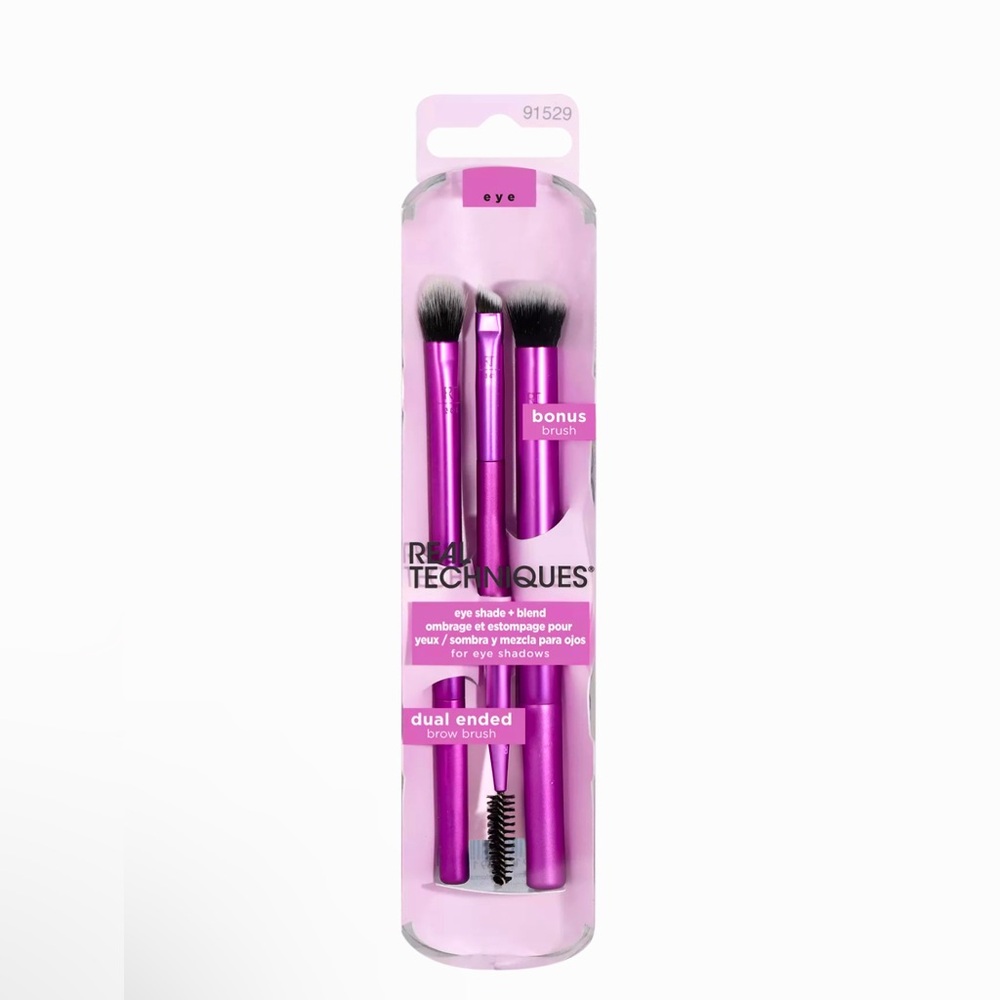Real Techniques Dual-Ended Expert Eye Makeup Brush Set